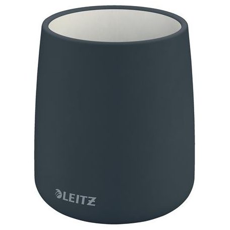 LEITZ Írószertartó, kerámia, LEITZ "Cosy", bársonyszürke