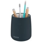LEITZ Írószertartó, kerámia, LEITZ "Cosy", bársonyszürke