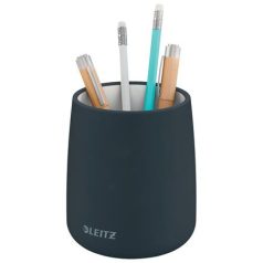   LEITZ Írószertartó, kerámia, LEITZ "Cosy", bársonyszürke