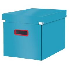   LEITZ Doboz, kocka, L méret, LEITZ "Cosy Click&Store", nyugodtkék
