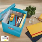 LEITZ Doboz, kocka, L méret, LEITZ "Cosy Click&Store", nyugodtkék