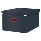 LEITZ Doboz, M méret, LEITZ "Cosy Click&Store", bársonyszürke
