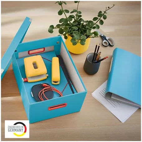 LEITZ Doboz, L méret, LEITZ "Cosy Click&Store", nyugodtkék