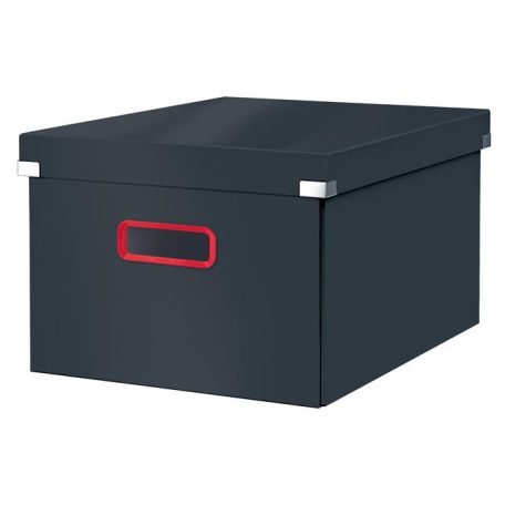 LEITZ Doboz, L méret, LEITZ "Cosy Click&Store", bársonyszürke
