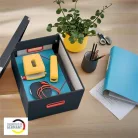 LEITZ Doboz, L méret, LEITZ "Cosy Click&Store", bársonyszürke