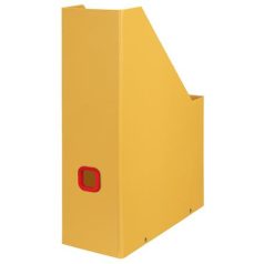   LEITZ Iratpapucs, PP/karton, 95mm, LEITZ "Cosy Click&Store", melegsárga