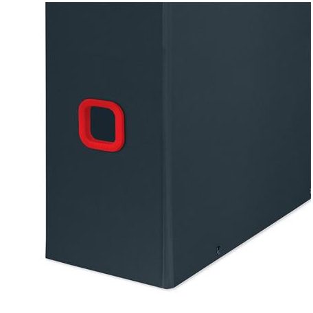 LEITZ Iratpapucs, PP/karton, 95mm, LEITZ "Cosy Click&Store", bársonyszürke