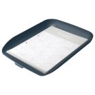LEITZ Irattálca, műanyag, LEITZ "Cosy", bársonyszürke