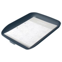   LEITZ Irattálca, műanyag, LEITZ "Cosy", bársonyszürke