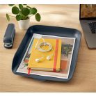 LEITZ Irattálca, műanyag, LEITZ "Cosy", bársonyszürke