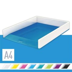   LEITZ Irattálca, műanyag, kettős színhatású, LEITZ "Wow", kék