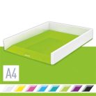 LEITZ Irattálca, műanyag, kettős színhatású, LEITZ "Wow", zöld