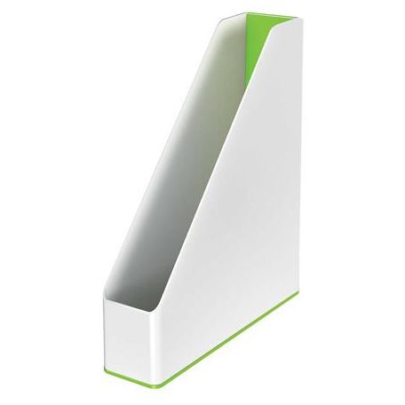 LEITZ Iratpapucs, műanyag, 73 mm, kettős színhatású, LEITZ "Wow", zöld