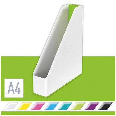 LEITZ Iratpapucs, műanyag, 73 mm, kettős színhatású, LEITZ "Wow", zöld