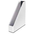 LEITZ Iratpapucs, műanyag, 73 mm, kettős színhatású, LEITZ "Wow", fekete