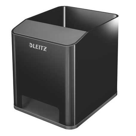 LEITZ Írószertartó, kettős színhatású, LEITZ "Duo", fekete