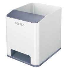   LEITZ Írószertartó, kettős színhatású, LEITZ "Wow", fehér
