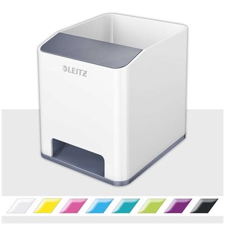 LEITZ Írószertartó, kettős színhatású, LEITZ "Wow", fehér