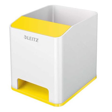LEITZ Írószertartó, kettős színhatású, LEITZ "Wow", sárga