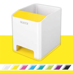   LEITZ Írószertartó, kettős színhatású, LEITZ "Wow", sárga