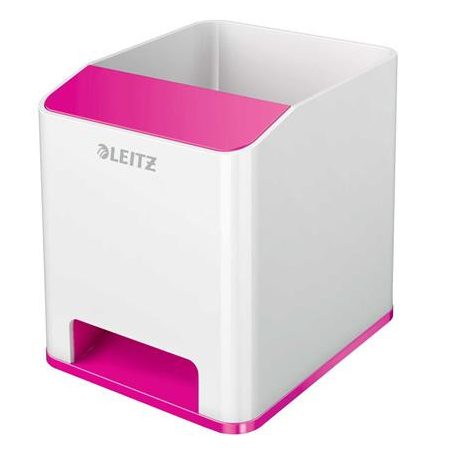 LEITZ Írószertartó, kettős színhatású, LEITZ "Wow", rózsaszín