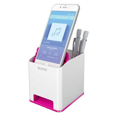 LEITZ Írószertartó, kettős színhatású, LEITZ "Wow", rózsaszín