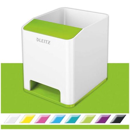 LEITZ Írószertartó, kettős színhatású, LEITZ "Wow", zöld