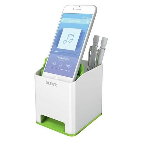 LEITZ Írószertartó, kettős színhatású, LEITZ "Wow", zöld