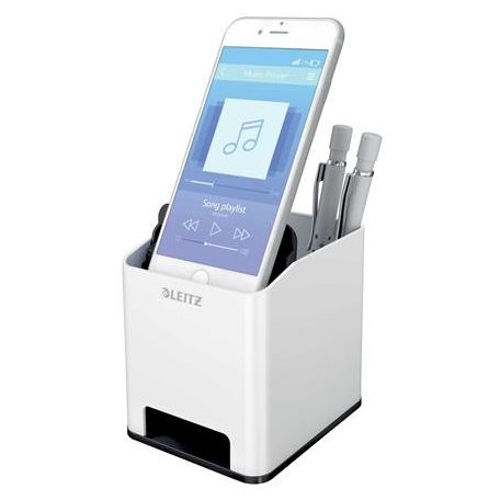 LEITZ Írószertartó, kettős színhatású, LEITZ "Wow", fekete