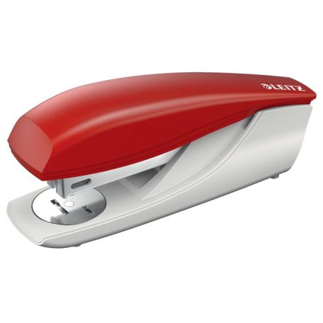 LEITZ Tűzőgép, 24/6, 26/6, 30 lap, LEITZ "Nexxt 5500", piros