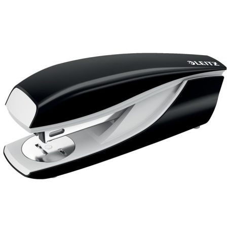 LEITZ Tűzőgép, 24/6, 26/6, 30 lap, LEITZ "Nexxt Wow", fekete