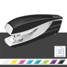 LEITZ Tűzőgép, 24/6, 26/6, 30 lap, LEITZ "Nexxt Wow", fekete