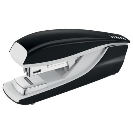 LEITZ Tűzőgép, nagyteljesítményű, 24/8, 40 lap, lapos tűzés, LEITZ "Nexxt 5523", fekete