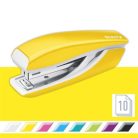 LEITZ Tűzőgép, mini, No. 10, 10 lap, fém, LEITZ Nexxt Wow", sárga