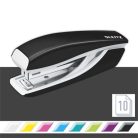 LEITZ Tűzőgép, mini, No. 10, 10 lap, fém, LEITZ"Nexxt Wow", fekete