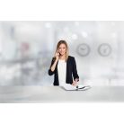 LEITZ Tűzőgép, elektromos, 24/6, 20 lap, LEITZ "Nexxt 5533", fehér