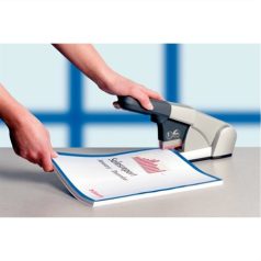   LEITZ Tűzőgép, nagyteljesítményű, 80 lap, LEITZ "5551", ezüst