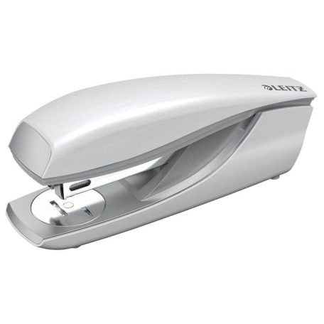 LEITZ Tűzőgép, 24/6, 26/6, 30 lap, LEITZ "Nexxt Style", kristályfehér