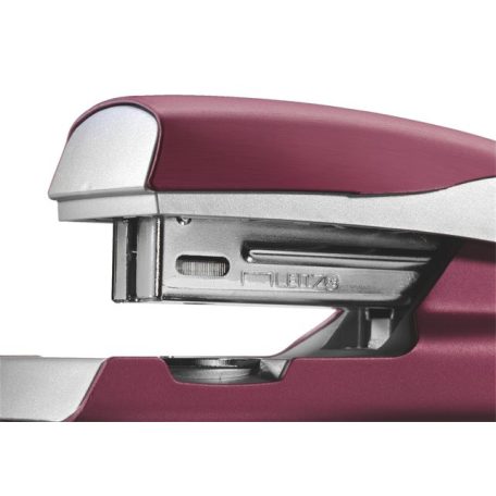 LEITZ Tűzőgép, 24/6, 26/6, 30 lap, LEITZ "Nexxt Style", gránátvörös