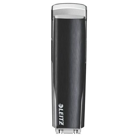 LEITZ Tűzőgép, 24/6, 26/6, 30 lap, LEITZ "Nexxt Style", szaténfekete