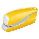 LEITZ Tűzőgép, elektromos, No.10, 10 lap, LEITZ "Wow", sárga