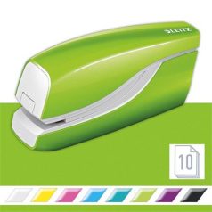   LEITZ Tűzőgép, elektromos, No.10, 10 lap, LEITZ "Wow", zöld