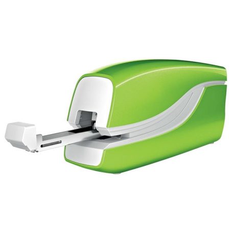 LEITZ Tűzőgép, elektromos, No.10, 10 lap, LEITZ "Wow", zöld