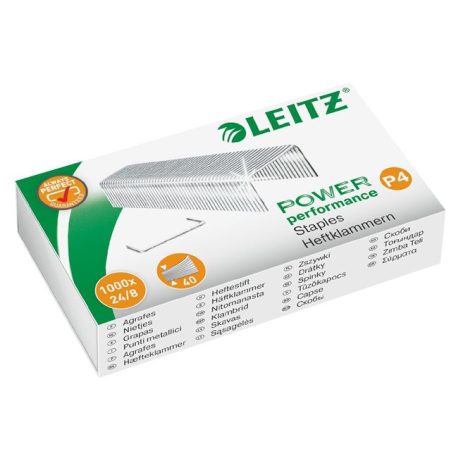 LEITZ Tűzőkapocs, 24/8, LEITZ "P4"
