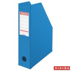   ESSELTE Iratpapucs, PVC/karton, 70 mm, összehajtható, ESSELTE, Vivida kék