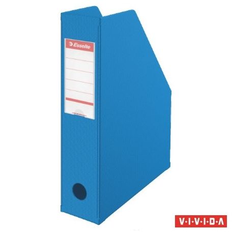 ESSELTE Iratpapucs, PVC/karton, 70 mm, összehajtható, ESSELTE, Vivida kék