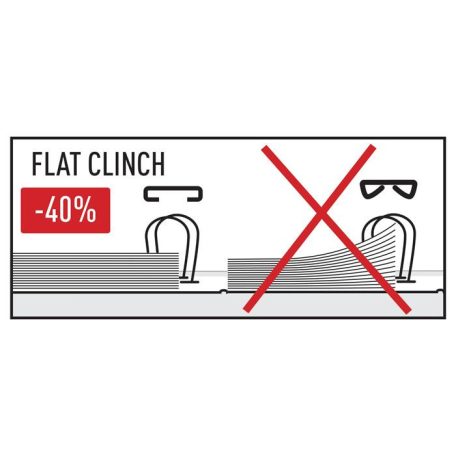 LEITZ Tűzőgép, 26/6, 30 lap, LEITZ "Nexxt Softpress", fekete