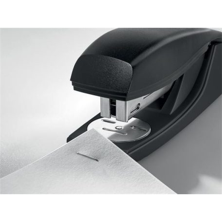 LEITZ Tűzőgép, 24/6, 26/6, 30 lap, LEITZ "Recycle NeXXt", fekete
