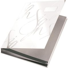   LEITZ Aláírókönyv, A4, 18 részes, karton, LEITZ "Design", fehér