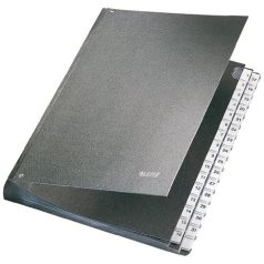 LEITZ Előrendező, A4, 1-31, karton, LEITZ, fekete